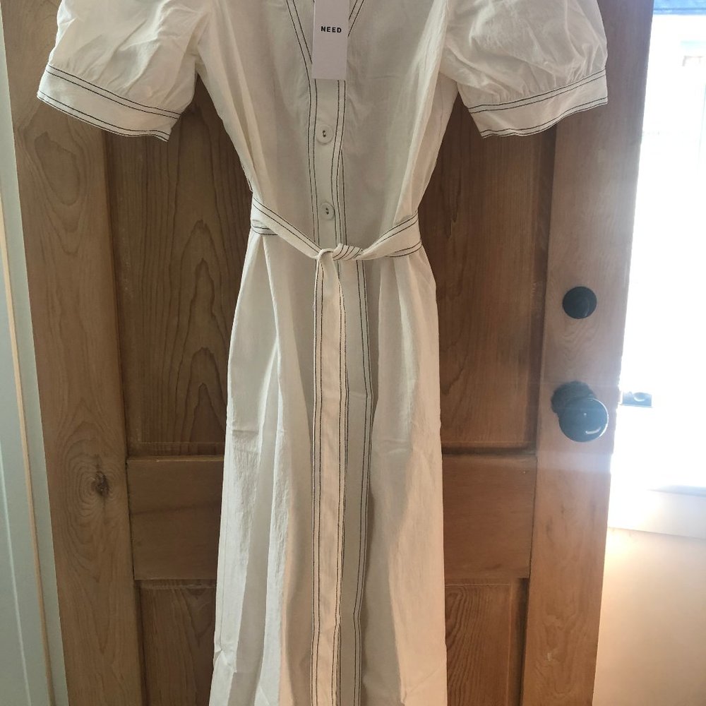 NEED Banker Dress in Ivory
